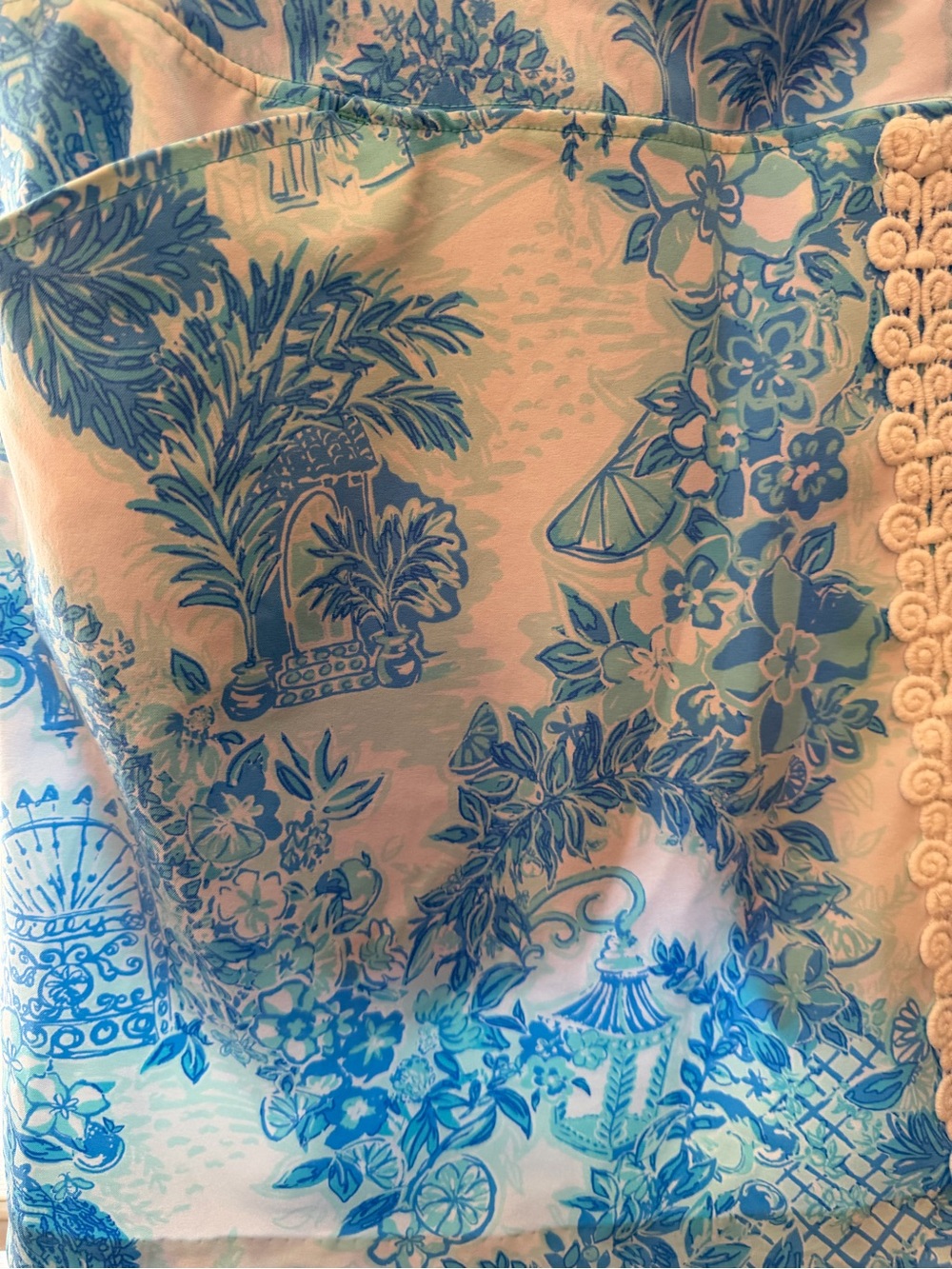 LILLY PULITZER Daphne Skort Luxletic Toile Me About It size SPF 50+ size 8 - Picture 2 of 8